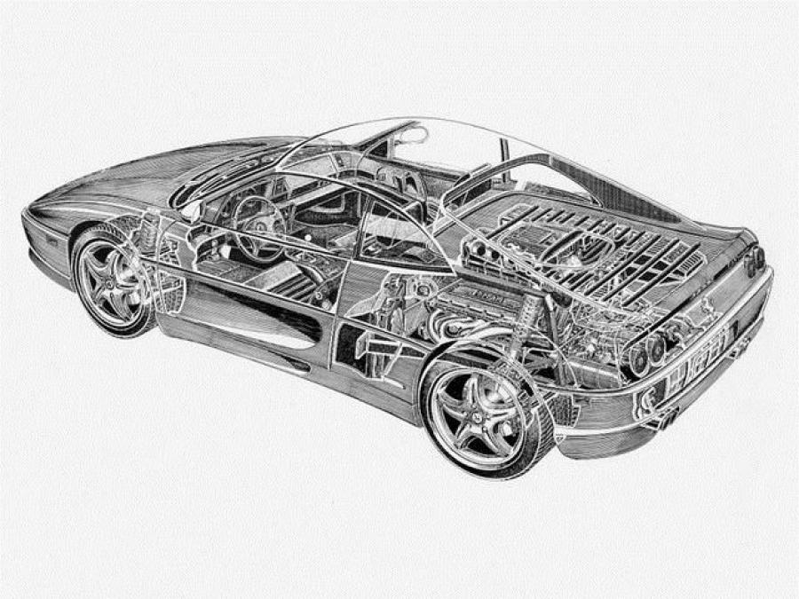  Ferrari F355 Berlinetta 1994 года  (фото 39 из 49)